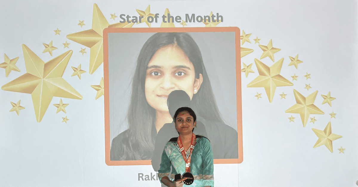 Ignatiuz team member receiving Star of the Month award